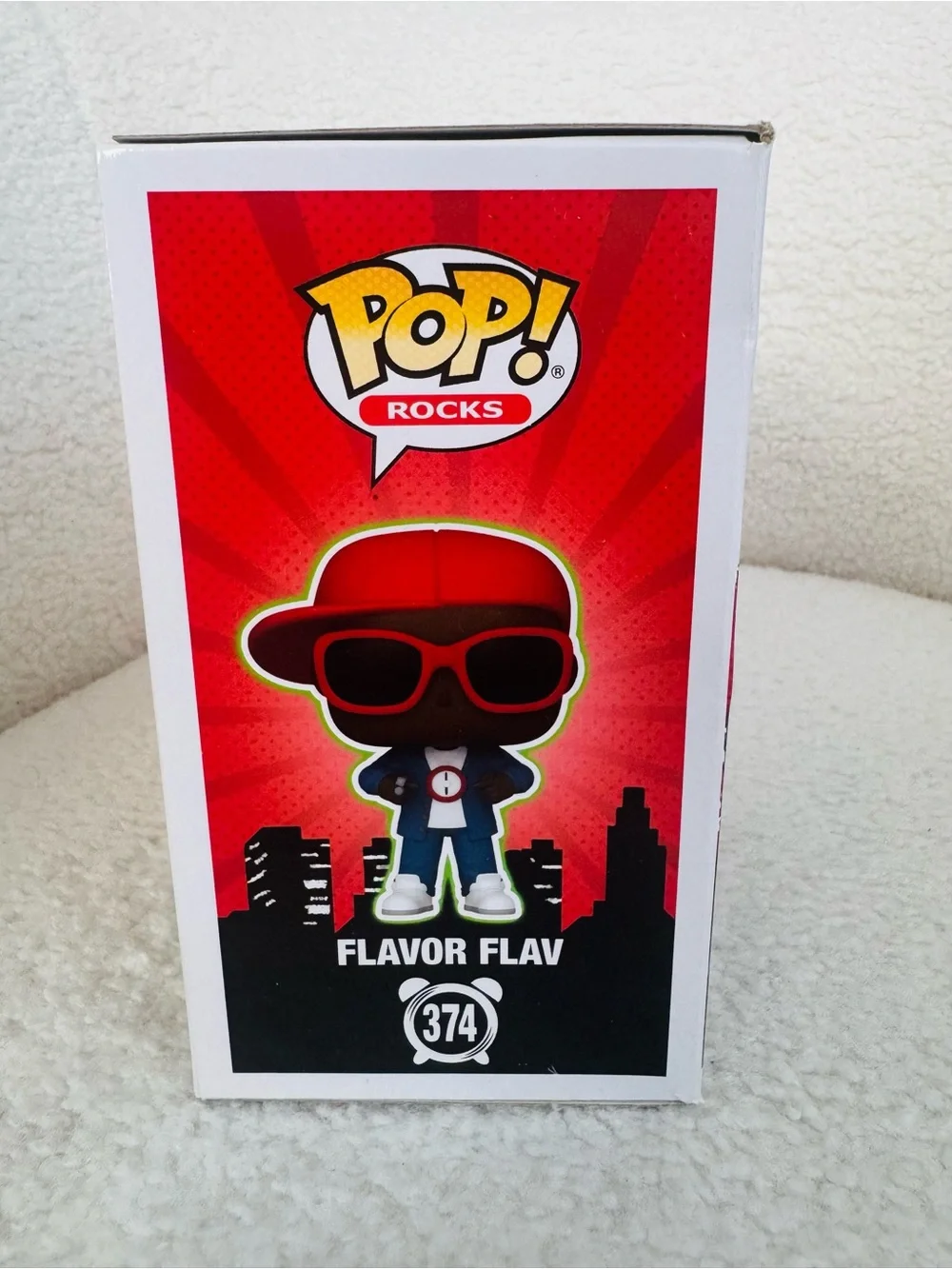 Funko Pop! Flavor Flav Vinyl Figure - Red Sunglasses & Red Hat, Blue Outfit